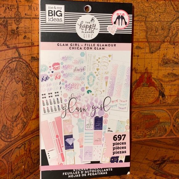 The Happy Planner Other - Happy planner Stickers book “Glam Girl”
